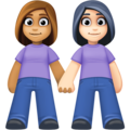 Women Holding Hands Emoji Facebook