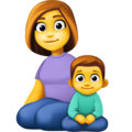 Family Woman Boy Emoji Facebook