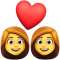 Couple With Heart Woman Woman Emoji Facebook