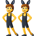 People With Bunny Ears Emoji Facebook