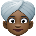 Woman Wearing Turban Emoji Facebook