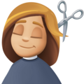 Woman Getting Haircut Emoji Facebook