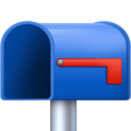 Open Mailbox With Lowered Flag Emoji Facebook