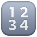 Input Numbers Emoji Facebook