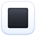 White Square Button Emoji Facebook