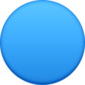 Large Blue Circle Emoji Facebook