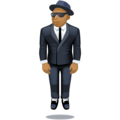 Person In Suit Levitating Emoji Facebook