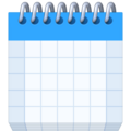 Spiral Calendar Emoji Facebook