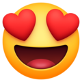 Smiling Face With Heart Eyes Emoji Facebook