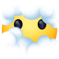 Face In Clouds Emoji Facebook
