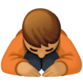 Person Bowing Emoji Facebook