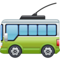 Trolleybus Emoji Facebook