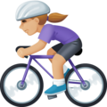 Woman Biking Emoji Facebook