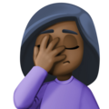 Woman Facepalming Emoji Facebook