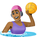 Woman Playing Water Polo Emoji Facebook