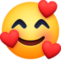 Smiling Face With Hearts Emoji Facebook