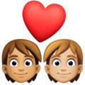 Couple With Heart Emoji Facebook