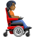 Person In Motorized Wheelchair Facing Right Emoji Facebook