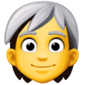 Person White Hair Emoji Facebook