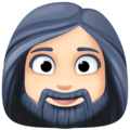 Woman Beard Emoji Facebook