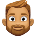 Man Beard Emoji Facebook