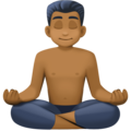 Man In Lotus Position Emoji Facebook