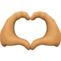 Heart Hands Emoji Facebook