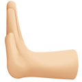 Leftwards Pushing Hand Emoji Facebook