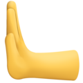 Leftwards Pushing Hand Emoji Facebook
