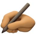 Writing Hand Emoji Facebook