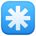 Eight Spoked Asterisk Emoji Facebook