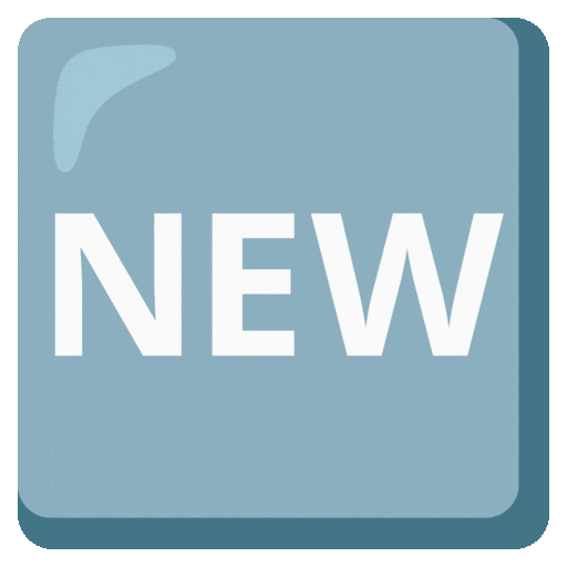 New Button Emoji Google-animated