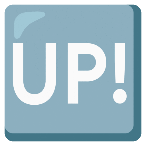 Up Button Emoji Google-animated