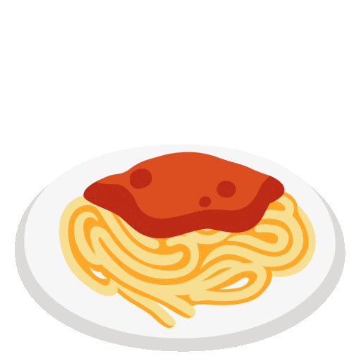 Spaghetti Emoji Google-animated