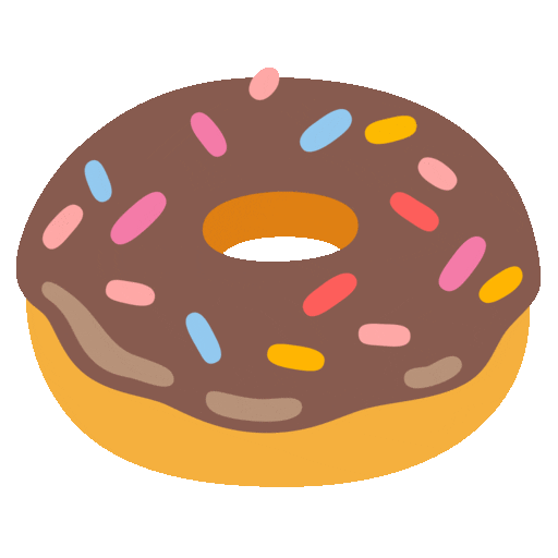 Doughnut Emoji Google-animated
