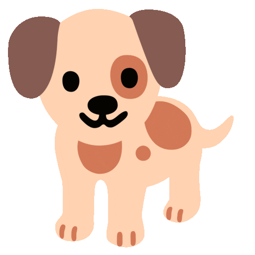 Dog Emoji Google-animated
