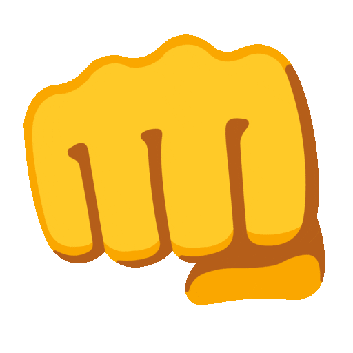 Oncoming Fist Emoji Google-animated