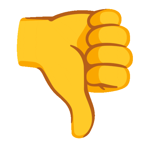 Thumbs Down Emoji Google-animated
