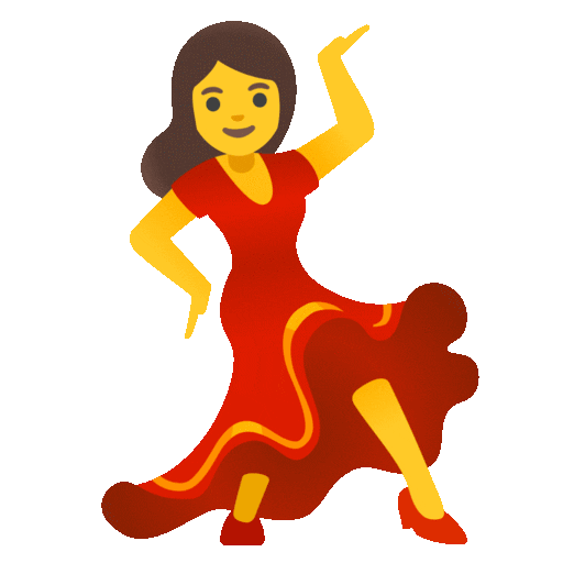 Woman Dancing Emoji Google-animated