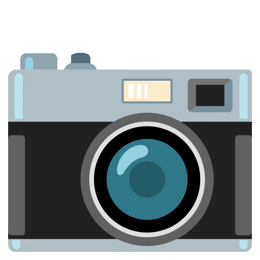 Camera With Flash Emoji Google-animated