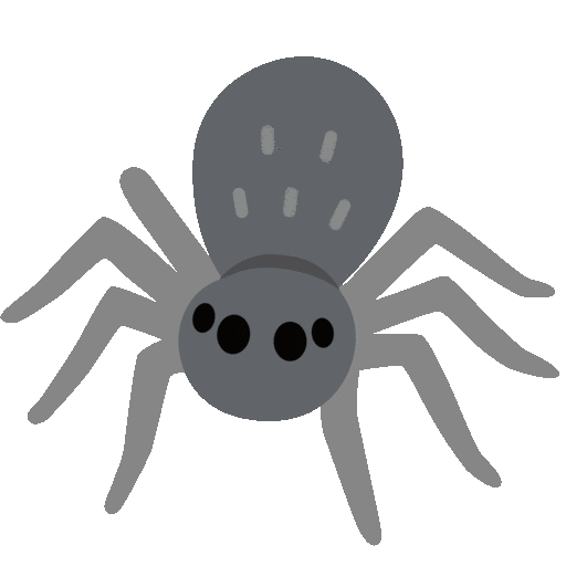 Spider Emoji Google-animated