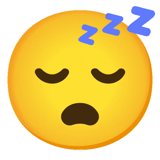 Sleeping Face Emoji Google-animated
