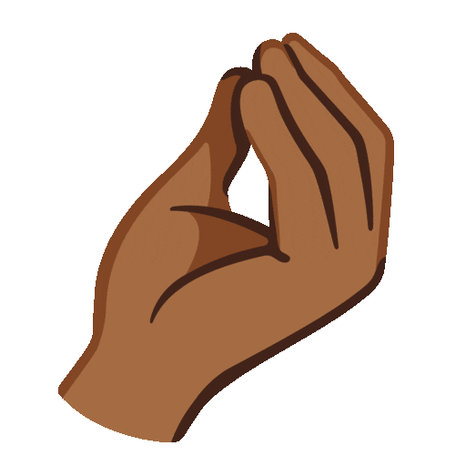 Pinched Fingers Emoji Google-animated