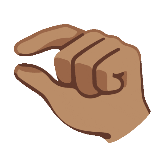 Pinching Hand Emoji Google-animated