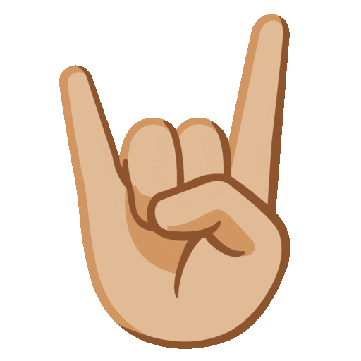 Sign Of The Horns Emoji Google-animated