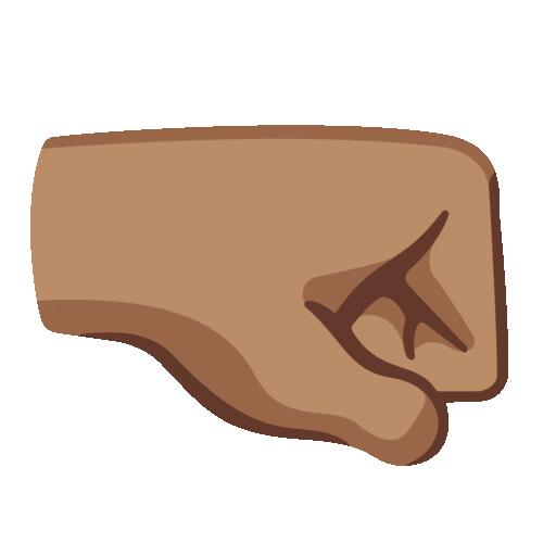 Right Facing Fist Emoji Google-animated