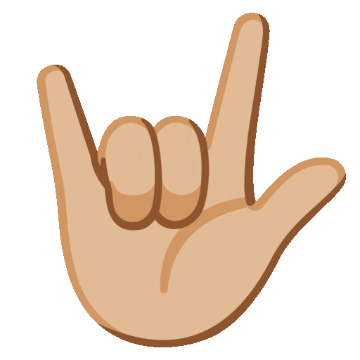 Love You Gesture Emoji Google-animated