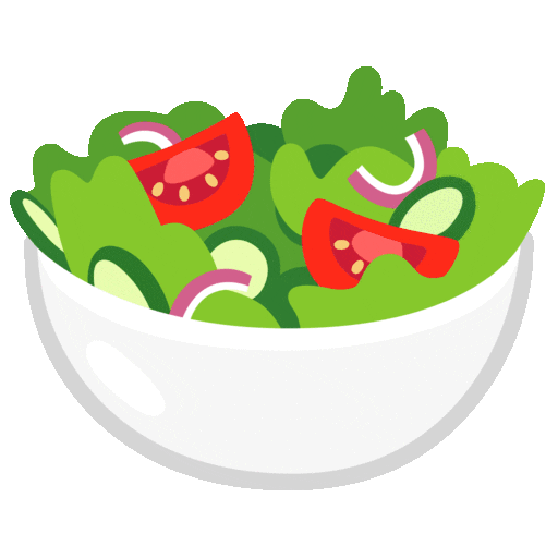 Green Salad Emoji Google-animated