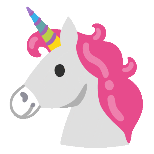 Unicorn Emoji Google-animated