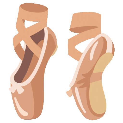 Ballet Shoes Emoji Google-animated